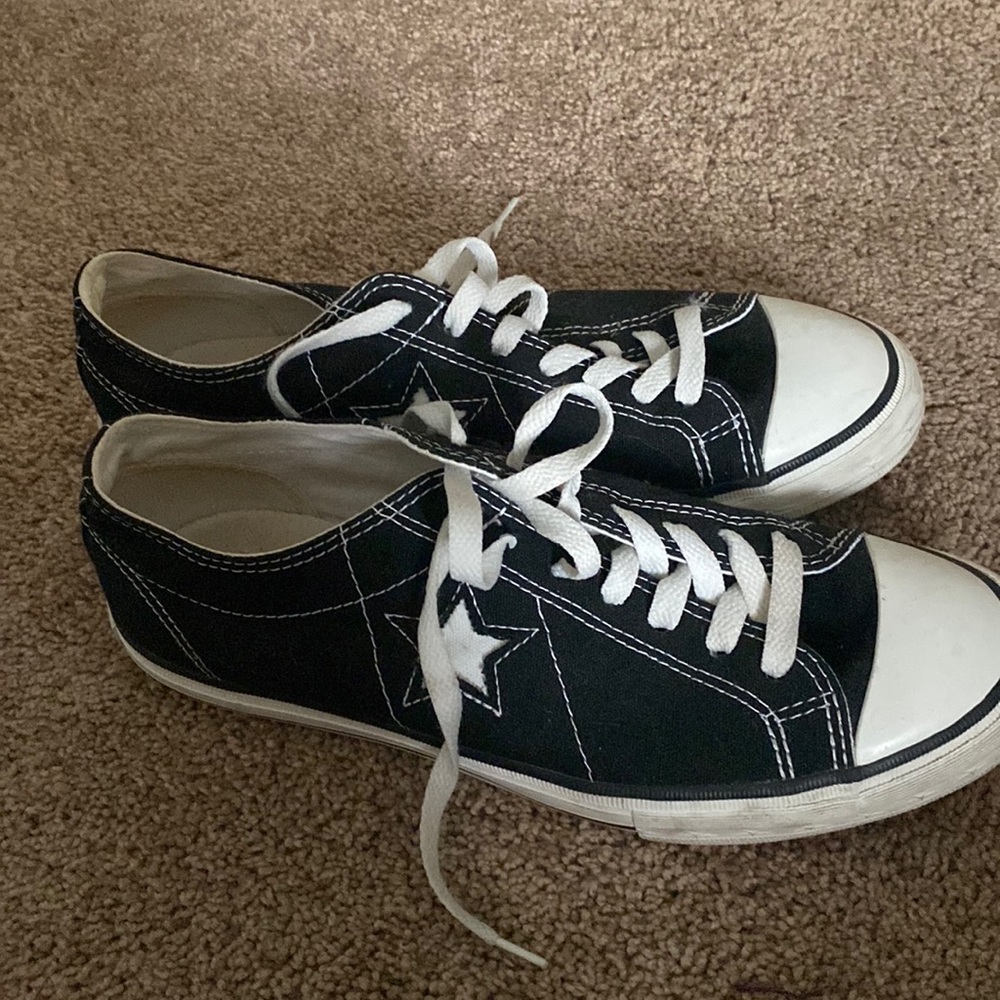 Black Converse One Stars